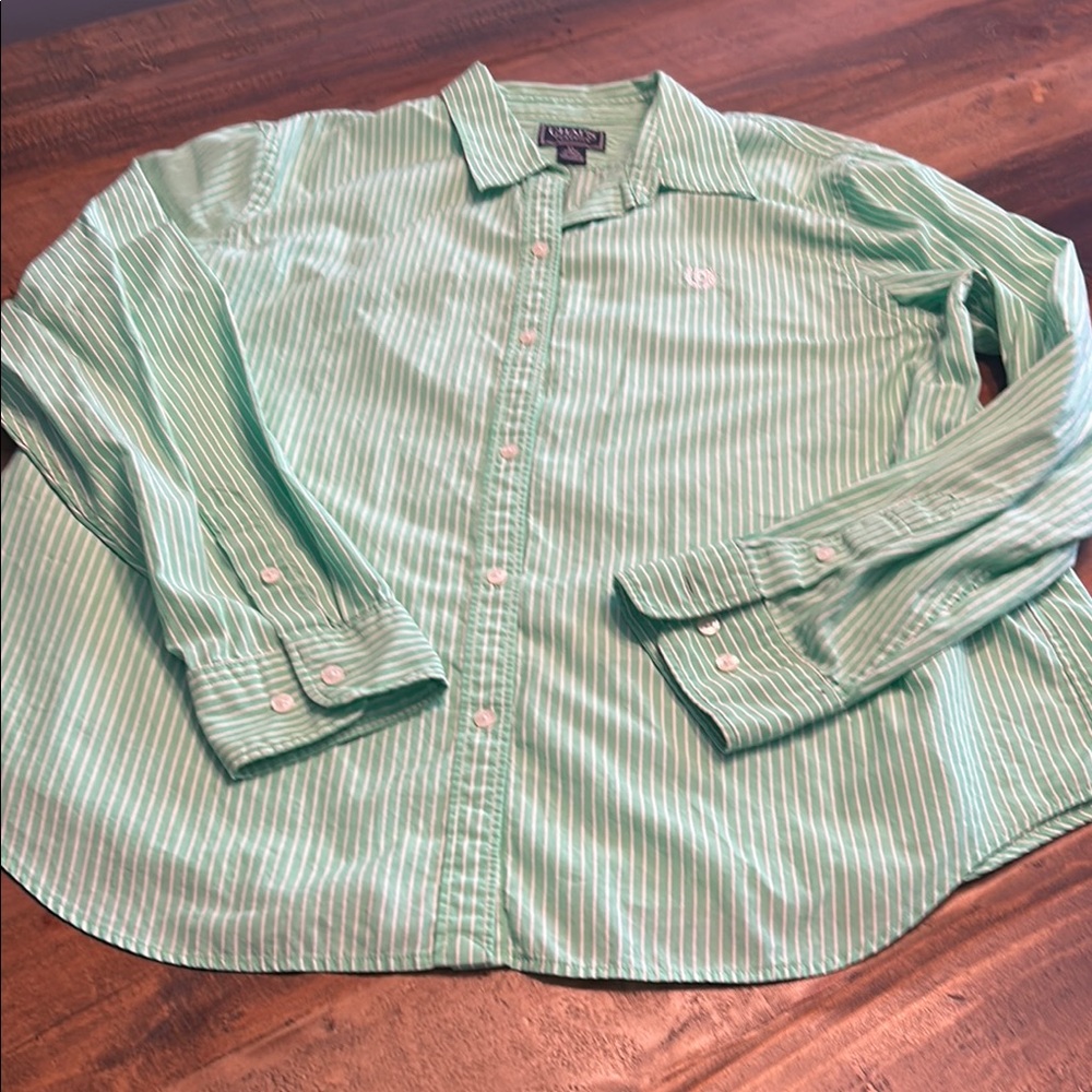 Green Striped woman’s Shirt